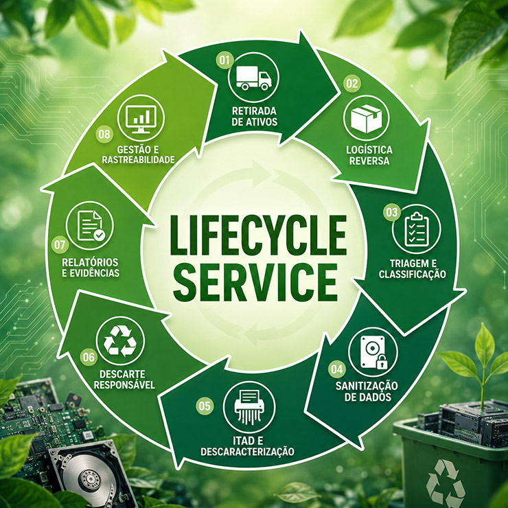 Lifecycle Service para descarte e ciclo de vida de ativos