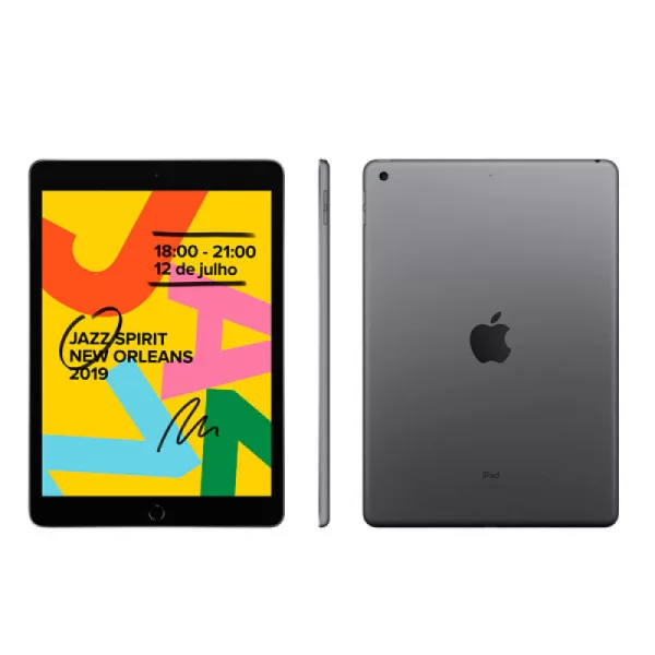 IPAD 7TH WIFI 128GB CINZA ESPACIAL (MW772BZ/A)