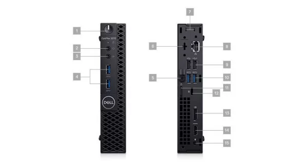DESK DELL OPT 3070M I3-9100T MICRO WIN 10 PRO 4GB 500GB 1 ONSITE (210-ATBP-I3)