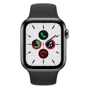 Apple Watch SE (GPS + Cellular, 44mm) - Caixa de alumínio cinza-espacial -  Pulseira esportiva Preto